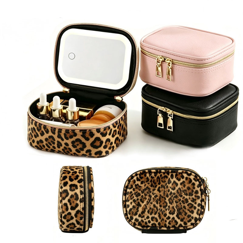 Beauty Makeup Quotes - Portable LED Makeup Storage Bag With