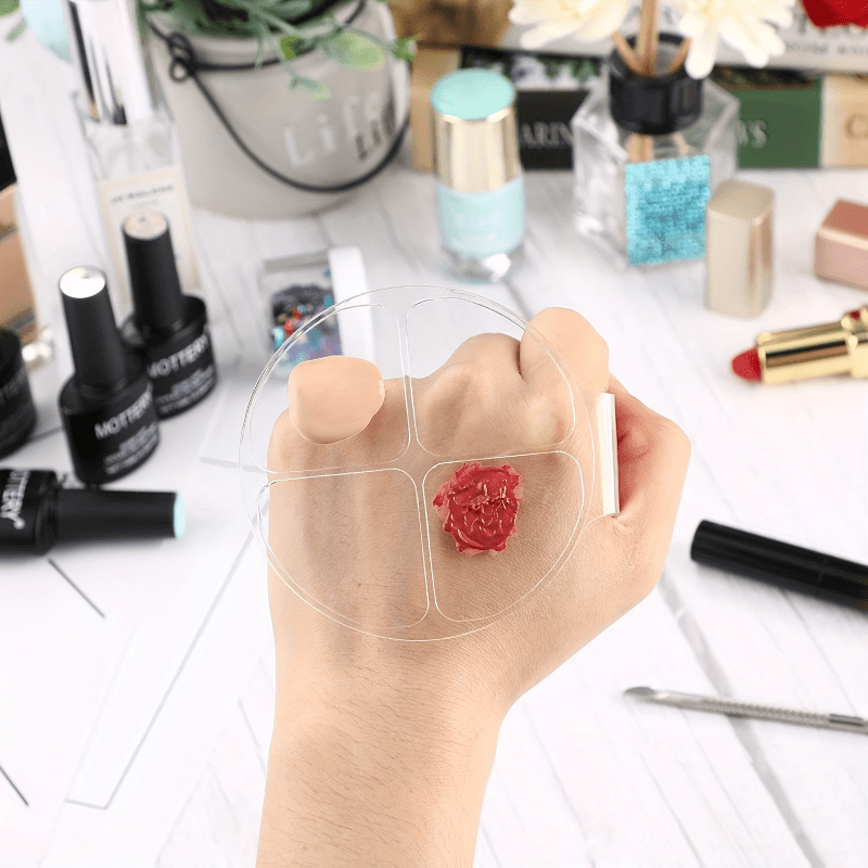 Beauty Makeup & D Anime Studio Vega Baja - Acrylic Round Four Grid Color Mixing