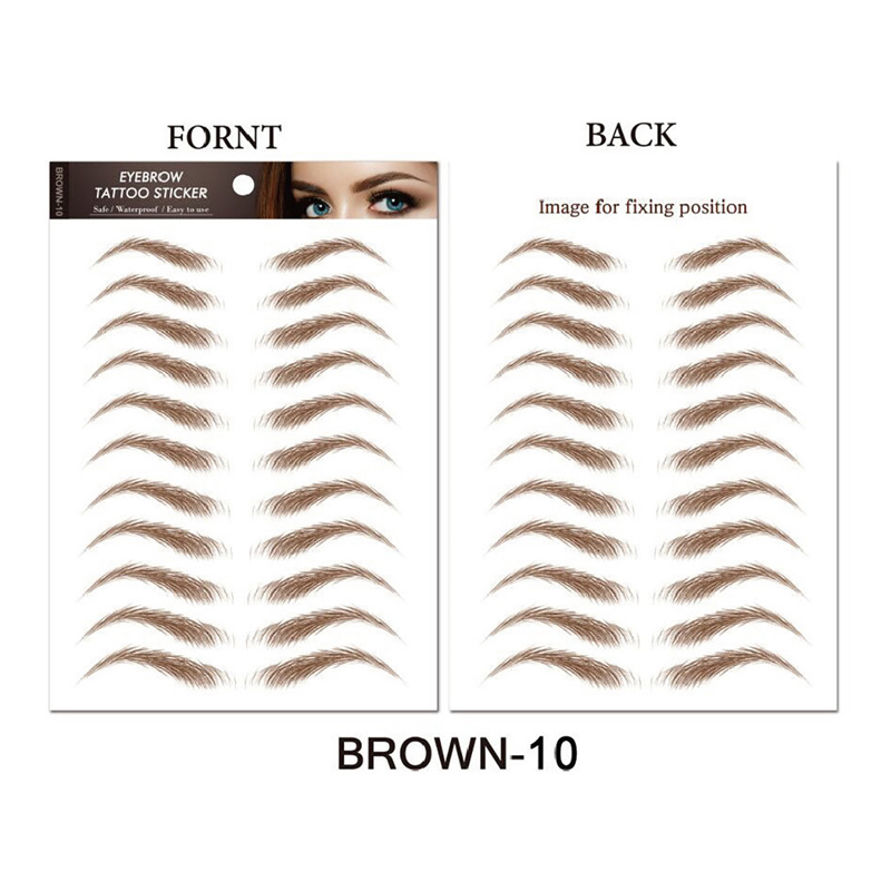 Waterproof 6D Eyebrow Tattoo S - Beauty Makeup Quotes recension och pris