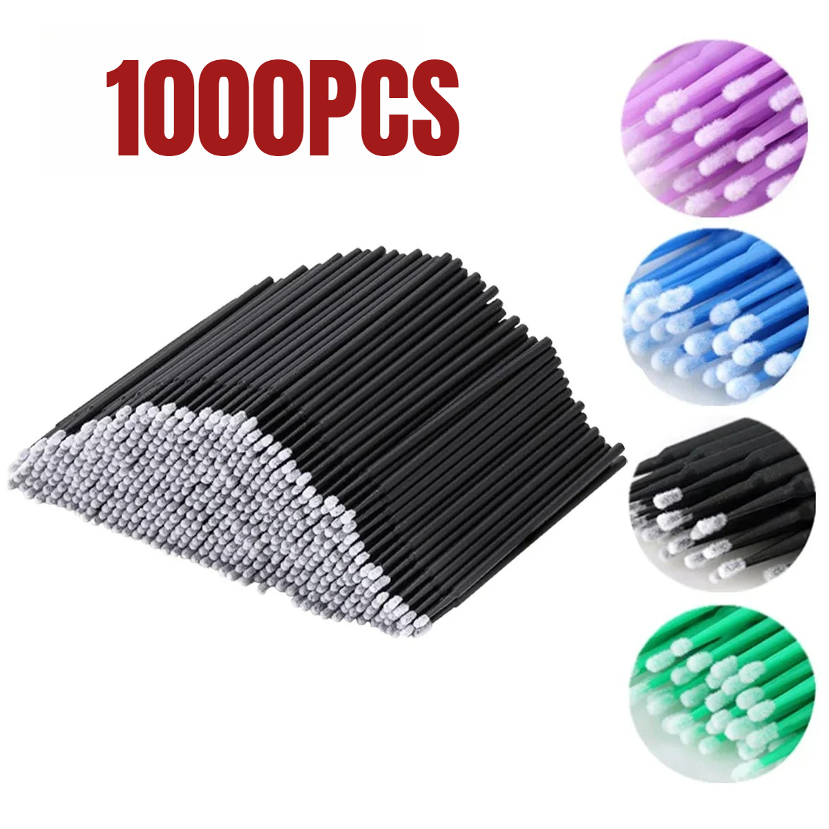 1000/500PCS Eyelash Cleaning B - Beauty Makeup & D Anime Studio Vega Baja recension och pris