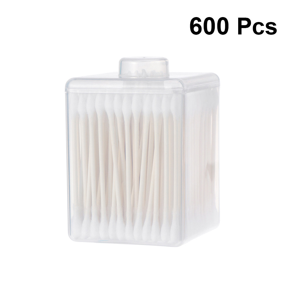 600Pcs Double Head Cotton Swab - Beauty Makeup Tools recension och pris