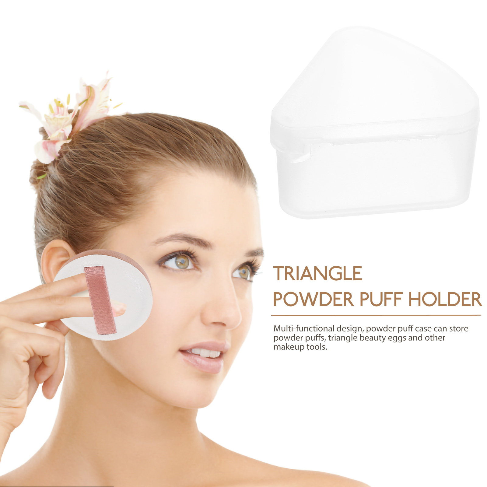 6Pcs Triangle Powder Puff Case - Beauty Makeup & D Anime Studio Vega Baja recension och pris