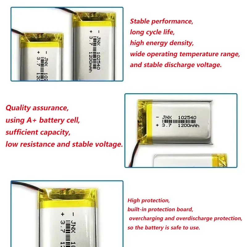 102540 3.7V 1200mAh Polymer Re - Beauty Makeup Games recension och pris