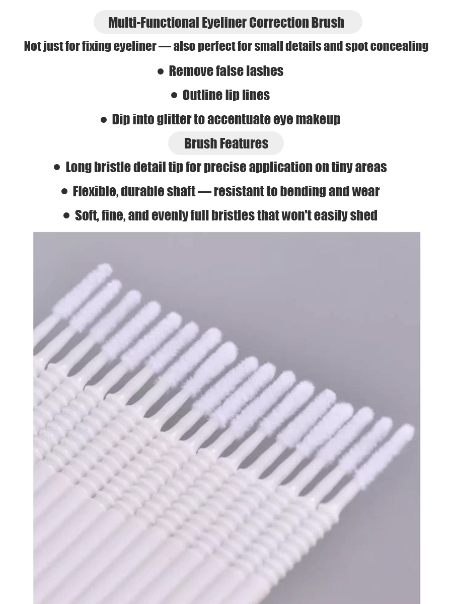 Disposable Long Cotton Swabs E - Beauty Makeup Tools recension och pris
