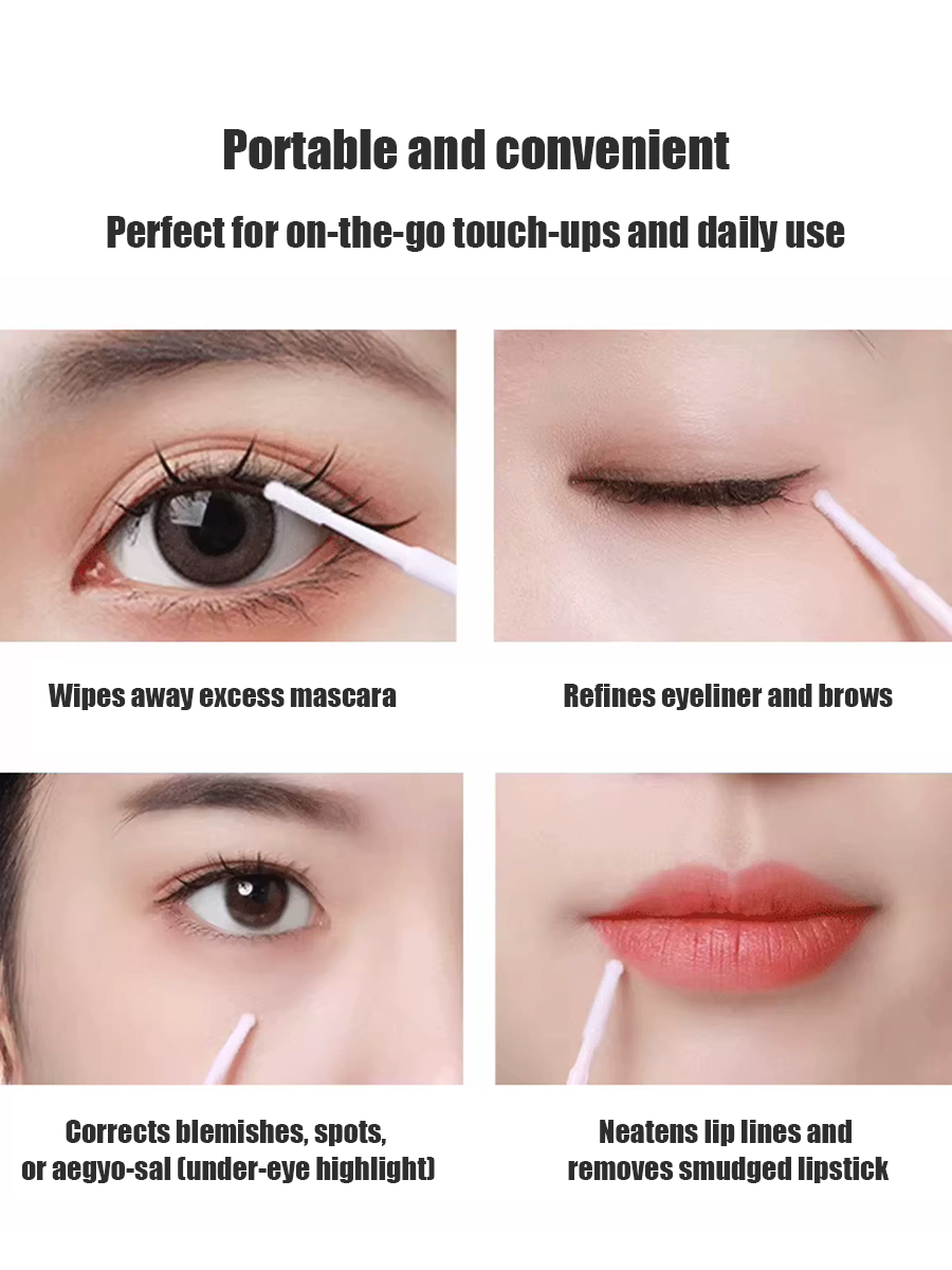 Disposable Long Cotton Swabs E - Beauty Makeup Tools recension och pris