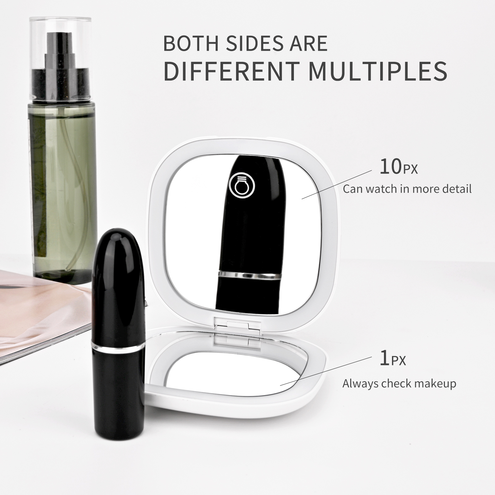 Mini Pocket Makeup Mirror Vani - Beauty Makeup Uk recension och pris