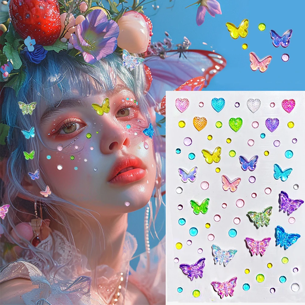 Crystal Rhinestone Butterfly G - Beauty Makeup Quotes recension och pris