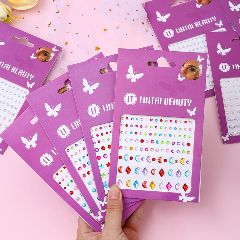 Hot Selling Face Gems Stickers - Beauty Makeup & D Anime Studio Vega Baja recension och pris