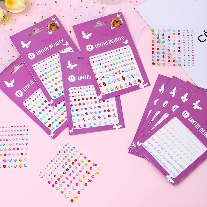 Hot Selling Face Gems Stickers - Beauty Makeup & D Anime Studio Vega Baja recension och pris