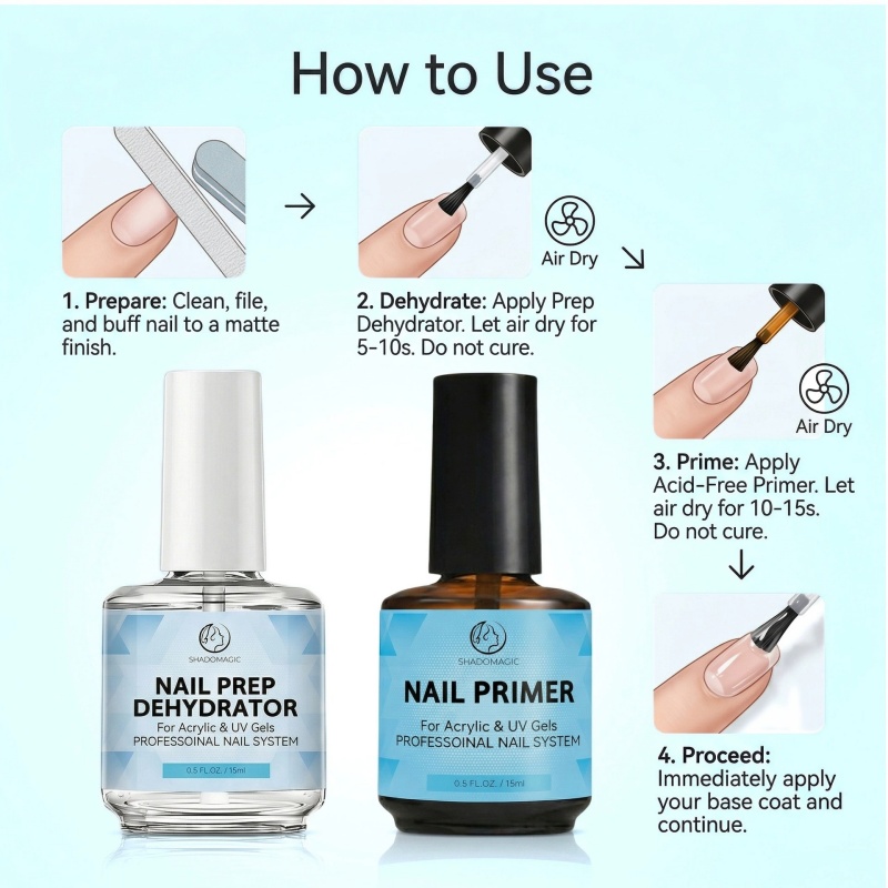 15ml Nail Prep Dehydrator Acid - Nail Dehydrator Primer recension och pris