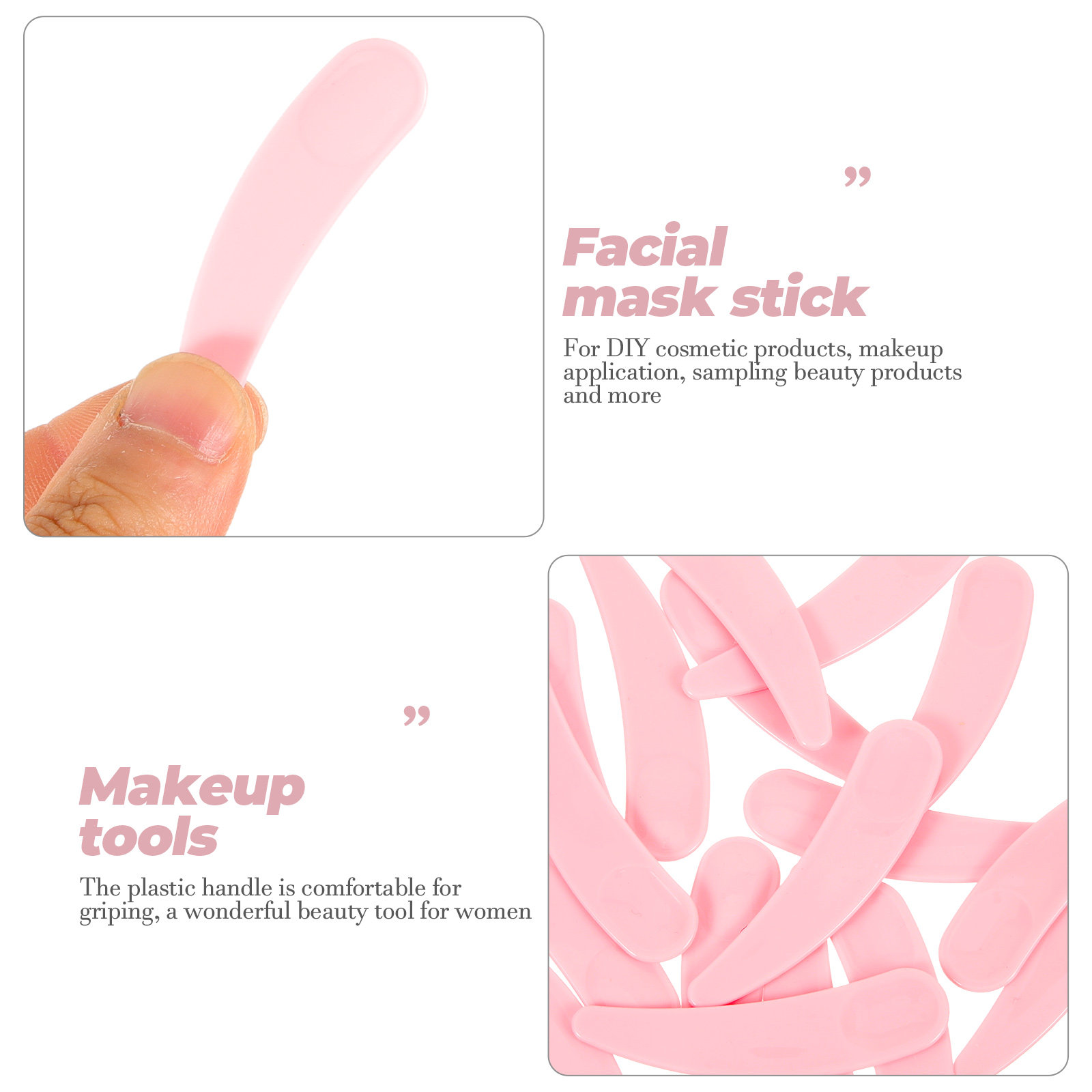 50Pcs Makeup Spoon Facial Plas - Beauty Makeup Tools recension och pris